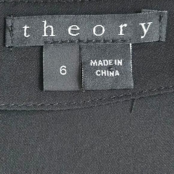 Theory Grainne 100% Silk Button Back Shift Dress - Picture 11 of 13